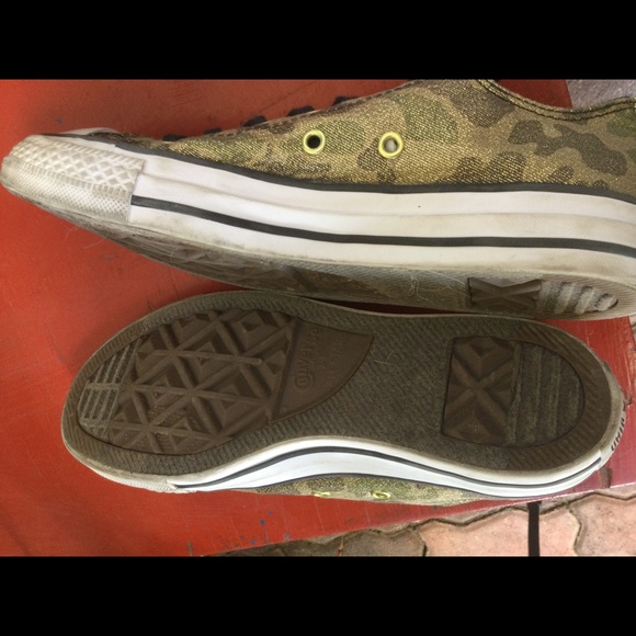 Converse All Star Women's Gold Sparkly Camouflage - Picture 6 of 8